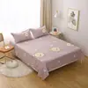 Sábana individual para dormitorio estudiantil cama individual doble lijada sábana infantil de dibujos animados soporte entrega en una sola pieza
