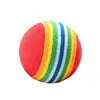 Bestseller transfronterizo: Juguete para gato bola arcoíris, bola microelástica, duradero y resistente a la masticación, silencioso, para el autoentretenimiento de mascotas, artículos para mascotas