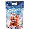 Nueva bolsa de regalo de dulces navideños transfronteriza, bolsa de dibujos animados autosellante, bolsa para galletas, bolsa de regalo creativa, bolsa sellada con cremallera