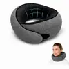 Almohada Popular con Espuma Viscoelástica en Forma de U Transfronteriza, Almohada de Viaje para el Cuello, Portátil y Plegable, Adecuada para Siestas en Avión y Soporte Cervical