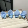 Pinzas para el Cabello 3D de Conejo con Lazo de Perlas para Niños que No Dañan el Cabello, Pasadores de Tela de Burbujas Transparentes para Niñas Pequeñas
