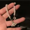 Pulsera Saturno Perla Niñas Alta Gama Lujo Ligero Nicho Diamante Zircón Pulsera Exquisita Pulsera de Moda Venta al por Mayor