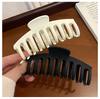 Pinza grande con forma de tiburón de gran sentido, placa para la cabeza con parte trasera esmerilada, horquilla para el cabello de otoño e invierno, nueva horquilla de color aleatorio al por mayor