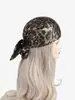 Pañuelo para la cabeza con estampado de leopardo para mujer, nuevo para primavera y otoño, moda europea y americana, chica popular, baotou, y2k, bufanda triangular decorativa 45*90