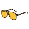 Nuevas Gafas de Sol de Moda con Doble Puente de Marco Grande Europeas y Americanas para Mujer, Gama Alta, Personalizadas, Anti-UV, Gafas de Sol Estilo Hot Girl
