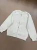 Cárdigan de punto jacquard de cuello redondo estilo retro americano old money para hombre y mujer, suéter chaqueta casual holgado de otoño moderno