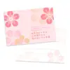 Conjunto de Envelope e Papel de Carta Rosa Flor de Cerejeira Rosa Espesso Toque de Luxo Estética Ins Fresco e Fofo Carta de Amor Caligrafia Confissão