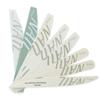 Lixa de unha esponja para manicure profissional de areia branca tira de polimento para esfregar dupla face pode ser lavada repetidamente