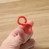 Gancho de plástico para cortina de chuveiro em forma de S atacado cor criativa supermercado gancho de comida gancho em forma de S gancho sem costura personalizado