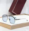 Gafas de Sol Cuadradas Metálicas Retro de Moda Transfronterizas Jmm para Hombres, Versátiles de Moda para Fiesta Vacaciones Mujeres Labarge