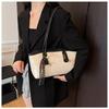 Bolso de Hombro Versátil con Textura de Gran Capacidad para Viajes Diarios, Bolso de Axila Vintage para Mujer, Elegante Moda, Temperamento