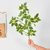 Galho Artificial de Horsewood Planta Suspensa Estilo Japonês Ornamento Decorativo para Sessões de Fotos Decoração Nórdica Planta Verde Falsa de Alto Padrão