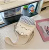 Mochila Nova Estilo Gato Chef com Patchwork Xadrez, Bolsa Infantil Moderna e Descolada para Alunos do Jardim de Infância