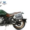 Coche muscle Wolf apto para Kaiyue 400F bolsa lateral bolsa lateral se puede instalar casco medio casco casco completo con cerradura marco de liberación rápida modificación