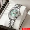 Relógio Aimana Pequeno para Mulheres, À Prova d'Água, Luxo Leve, Pulseira de Aço Inoxidável Sólido para Mulheres, Transmissão ao Vivo de Comércio Exterior, Dropshipping de Peça Única