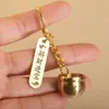 Porta-chaves bolsa Pote Baifu Maçã pá de lixo corajosa marca Buda pingente de chave de carro barraca de ponto turístico feira noturna artigos pequenos