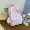 Mochila estudantil xadrez mochila estudantil doce e fofa mochila estudantil de alta aparência mochila estudantil de grande capacidade mochila simples
