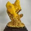 Enfeites de Estátua de Buda, Artesanato de Resina, Enfeites de Aniversário, Pêssego de Aniversário, Buda Sorridente Estilo Chinês, Oferendas de Templo, Presentes para Casa para Outros