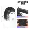 Diadema Trenzada 3D con Flequillo, Peluca de una Pieza para Mujer, Extensiones para Cubrir Canas, Diadema para Cubrir Canas, Accesorio para el Cabello