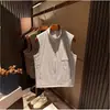 Chaleco casual de negocios para hombre con cuello alto, cierre de cremallera y tela elástica. 13674