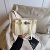 Bolso Casual de Hombro Cruzado 2025 Nueva Moda Simple Fresco Retro Nicho Retro Cartera Kelly para Mujer