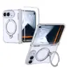 Adecuado para Funda de Teléfono Doblable iPhone Duo con Soporte, Nueva Funda Protectora Plegable para Teléfono Apple Duo con Característica Magnética Anti-Caídas