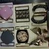 Broche/alfiler de perla, redondo, geométrico, en forma de U, cuadrado, alfiler de una fila, joyería DIY, ramillete, prendedor de solapa, hengshunf