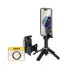 Mini Bastão de Selfie Tripé Portátil Artefato de Selfie de Viagem Suporte Telescópico para Celular com Rotação de 360 Graus para Luz de Preenchimento