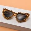 Gafas de sol de nuevo amor transfronterizas 2023 moda clásico forma de corazón estación internacional explosiones gafas de sol de diamantes