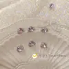 Flor de Ciruelo Cristal Strass Decoraciones para Uñas Ultra Brillantes Tridimensionales Blanco Transparente Rosa Flor de Aleación Flor Terminada Bola de Strass Artículo Caliente de Celebridad de Internet