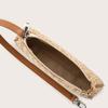 Bolso de Axila Tejido Nuevo 2024 de Corea del Sur Bolso Baguette de Paja para Mujer Bolso de Hombro Retro Versátil Bolso de Mano Transfronterizo Bolso de Mujer