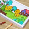 Livro de Desenho Infantil para Idades 3-6-7, Rabiscar e Colorir, Livro de Desenho para Jardim de Infância, Livro de Colorir com Caneta Aquarela, Pintura para Bebê