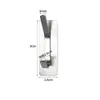 Ganchos Fuertes de Acero Inoxidable Transfronterizos para Puertas de Baño y Tocador, Sin Taladro, Ganchos Adhesivos Sin Rastro para Colgar Ropa