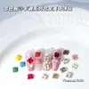 Desenho Animado Torção Combinação Liga Manicure Vídeo Trevo da Sorte Cor de Doce Misturado Unha Joias Acessórios Atacado