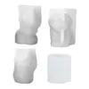 Molde de Silicone para Vela Perfumada em Formato de Filhote DIY Sabonete Artesanal Gesso Cola Argila Enfeites Decorativos