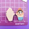 Disfraces brillantes de dibujos animados Serie Shin-chan para niños Accesorios de resina DIY para accesorios para el cabello, pinzas para el cabello, fundas de teléfono, hebillas de zapatos y materiales decorativos