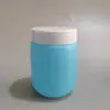 En stock 500ml polvo barril secundario de plástico 250ml partículas de polvo de sal explosiva botella de embalaje de plástico de boca ancha