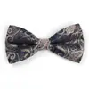 Pajarita Puntiaguda para Hombre Formal Estilo Coreano Puntiaguda Doble Capa Novio Boda Vino Tinto Pajarita Negra para Mujer