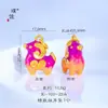 Puzuo Retención de Color Fuerte Color Arena Dorada Palabras Auspiciosas Zodiaco Oveja Collar Estilo Chino Atraer Riqueza y Bendiciones Año de la Oveja Carpa Cadena para la Clavícula