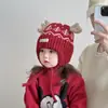 Chapéus Infantis, Chapéus de Lã de Inverno, Estilo Coreano, Estilosos, Espessados, Chapéus de Proteção para Ouvido Tricotados Quentes para Meninos e Meninas, Chapéus de Puxar, À Prova de Vento