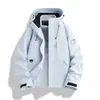 Chaqueta tres en uno nueva LuoTuo para hombres y mujeres, chaqueta de montañismo para exteriores a prueba de viento e impermeable, a prueba de frío