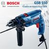 Furadeira manual elétrica Bosch GSB550 furadeira de impacto doméstica furadeira manual com fio furadeira elétrica multifuncional martelo elétrico pequeno 220V