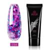 Polynailgel Cola de Cristal Cola para Extensão Requer Esmalte Molde de Unha Manicure Acrílica Cola para Unha 15G/Ml Portátil