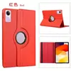 Funda de Cuero Adecuada para Tablet Redmi Padse 11, Funda Protectora Giratoria 360 Grados con Patrón de Lichi para Redmi Se 8.7
