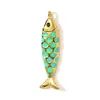Collar Colgante Animales Elefante Jirafa Goteo de Aceite Estéreo 3D Acero de Titanio DIY Pendientes de Pescado Joyería de Acero Inoxidable Colgante