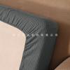 Funda de cojín elástica para sofá con todo incluido de Amazon, funda de cojín sencilla para sofá de casa, funda protectora de punto de color liso.