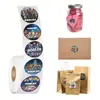 500 Pegatinas/Rollo Pegatinas de Rollo Roblox para Diarios, Pegatinas Decorativas Transfronterizas para Botellas de Agua, Cinta Selladora para Coches al por Mayor