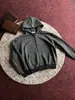 Moletom cardigã listrado com estampa de estrela retrô americano para homens, estilo curto cleanfit, outono e inverno, jaqueta com capuz de alta qualidade
