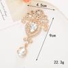 Nuevo colgante de gemas con forma de flor de perla de diamante y dios del sol, accesorio de joyería para teléfono móvil, decoración de zapatos con agujeros