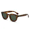 Gafas de sol europeas y americanas de alta gama, gafas de sol retro de montura redonda pequeña estilo japonés, gafas elegantes y modernas con protección UV para hombres y mujeres